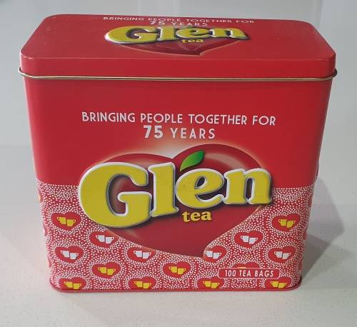GLEN tea tin as per photos