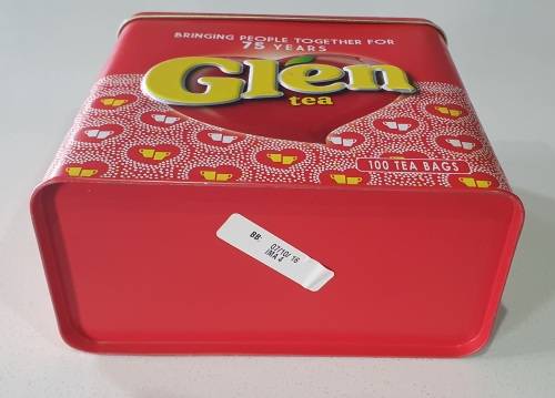GLEN tea tin as per photos