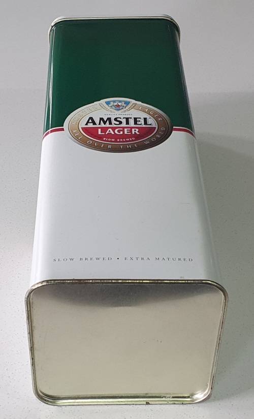 AMSTEL LAGER tin as per photos