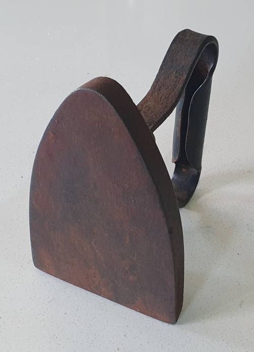 Vintage cast iron, coal stove clothing Sad Iron as per photo