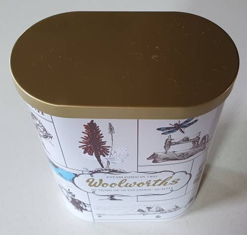 Woolworths tin as per photos