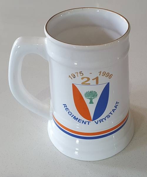 REGIMENT VRYSTAAT 1996 beer mug as per photos