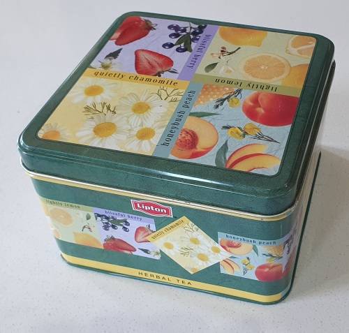 LIPTON tea tin as per photos