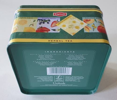LIPTON tea tin as per photos