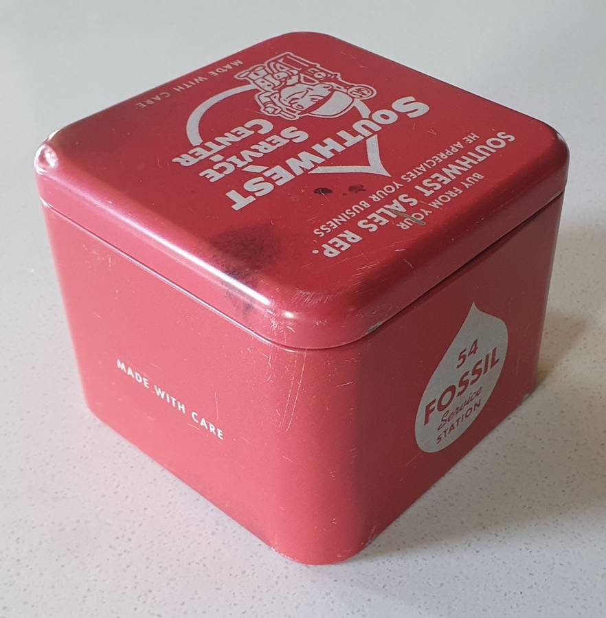 Fossil tin as per photos