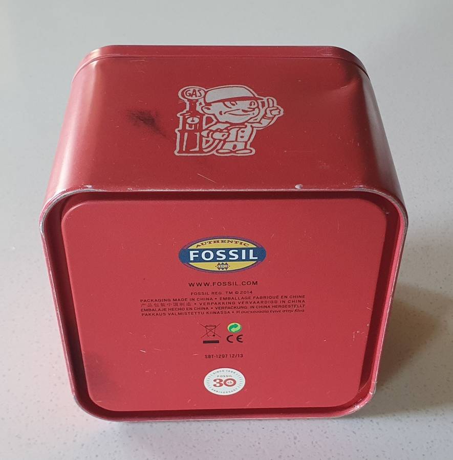 Fossil tin as per photos
