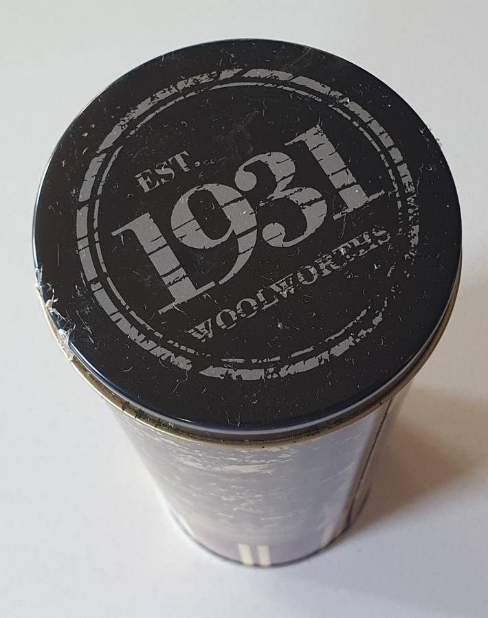 Woolworths tin as per photos