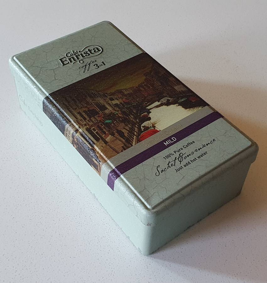 Cafe Enrista coffee tin as per photos