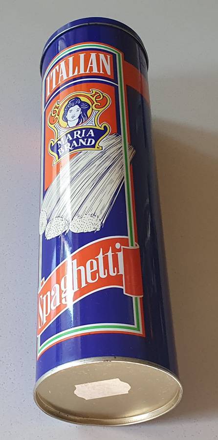ITALIAN MARIA BRAND SPAGHETTI  tin as per photos