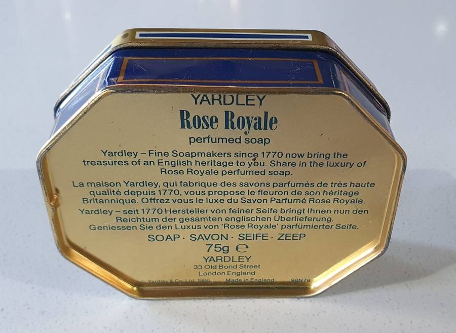 Yardley soap tin as per photo