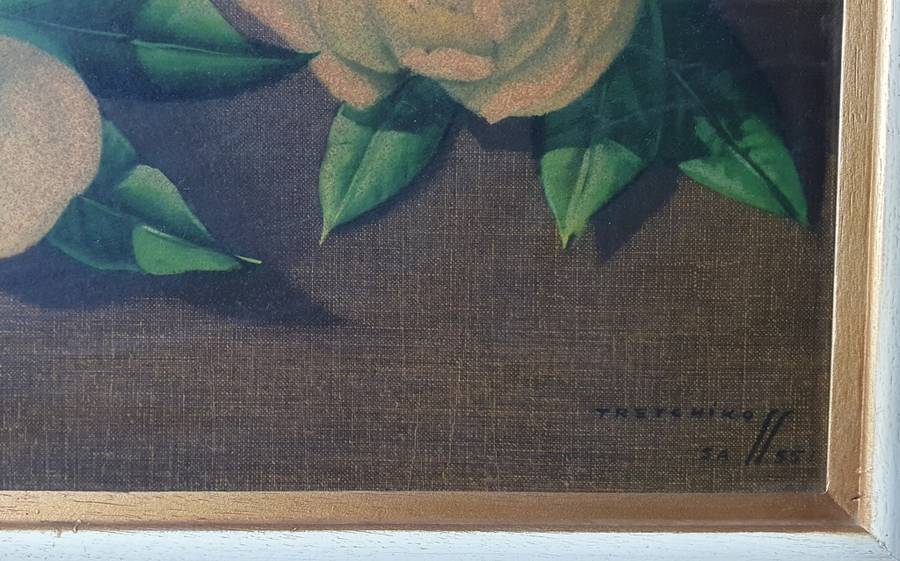 Framed vintage TRETCHIKOFF print as per photos