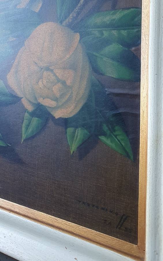 Framed vintage TRETCHIKOFF print as per photos