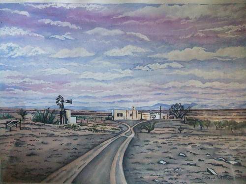 Clara Victor - Karoo Farm House - 420x295mm