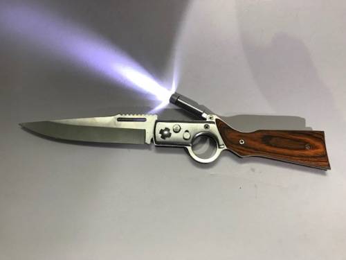 Flip knife with LED light - CLEARANCE SALE      (#47)