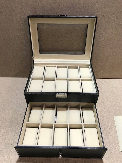 20 Slot Watch storage/display box - CLEARANCE SALE