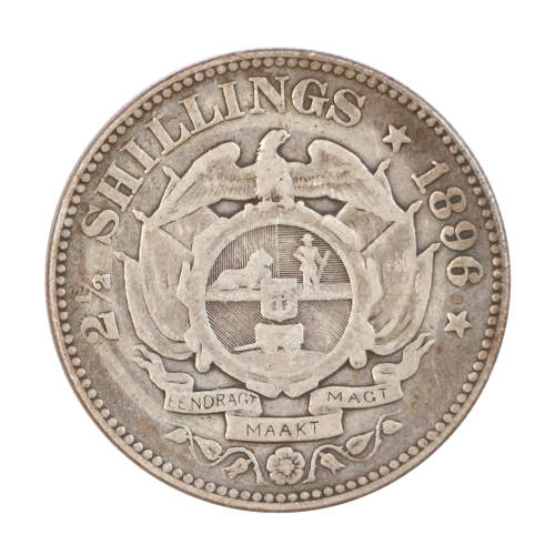 1896 South Africa ZAR 2 1/2 Shillings