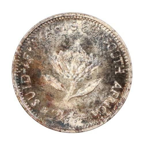 1962 South Africa Proof 2 1/2 cent