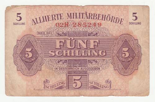 1944 Austria 5 Schilling