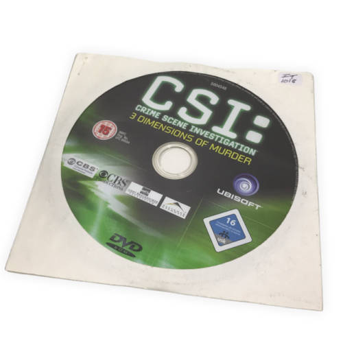 CSI: Crime Scene Investigation -3 Dimensions of Murder- (PC DVD) - CD Only