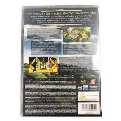 Sid Meier's Civilization V (PC DVD)