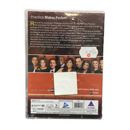 Private Practice The Complete 5th Season Dvd *Factory Sealed