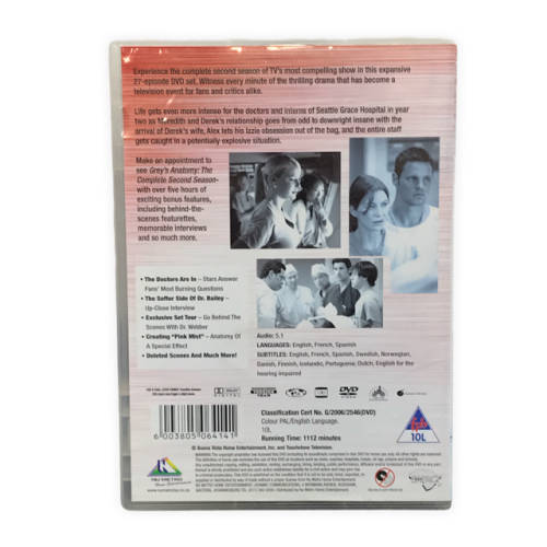 Grey's Anatomy Season 2 DvD