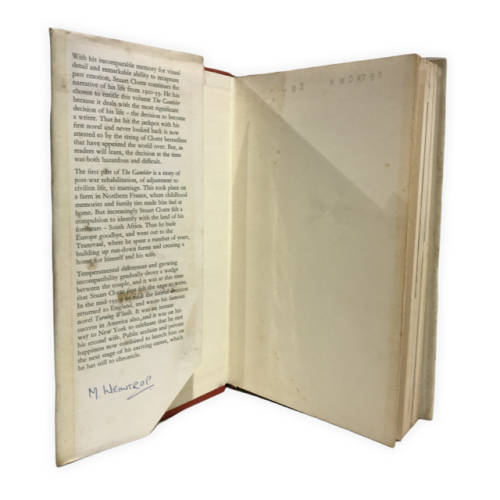 The Gambler by Stuart Cloete an Autobiography Volume II 1973 Hardcover w/Dustjacket