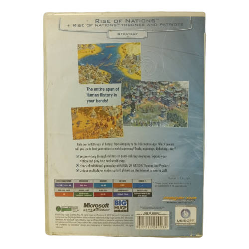 Rise of Nations + Rise of Nations - Thornes and Patriots PC (DVD)