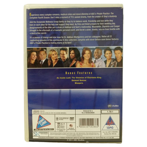 Private Practice - The Complete Fouth Season DVD