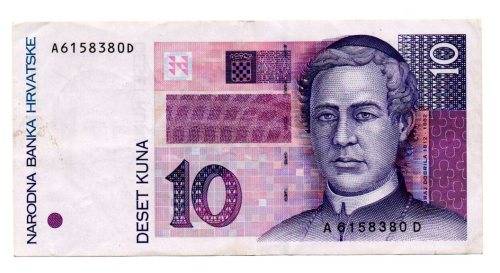 1993 Croatia 10 Kuna