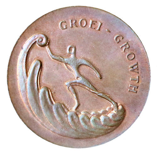1971 Republic of South Africa Tenth Anniversary Medallion, Bronze
