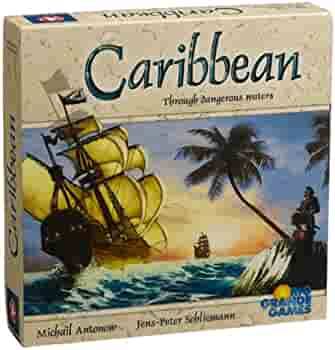 Caribbean Through Dangerous Waters Boardgame