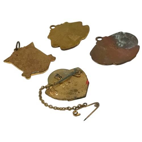 Lot of 4 x 1947-62 South African Turf Club Badges