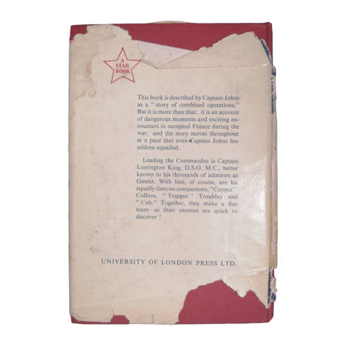 1952 Gimlet King Of The Commandos by Captain W. E. Johns Hardcover w/Dustjacket