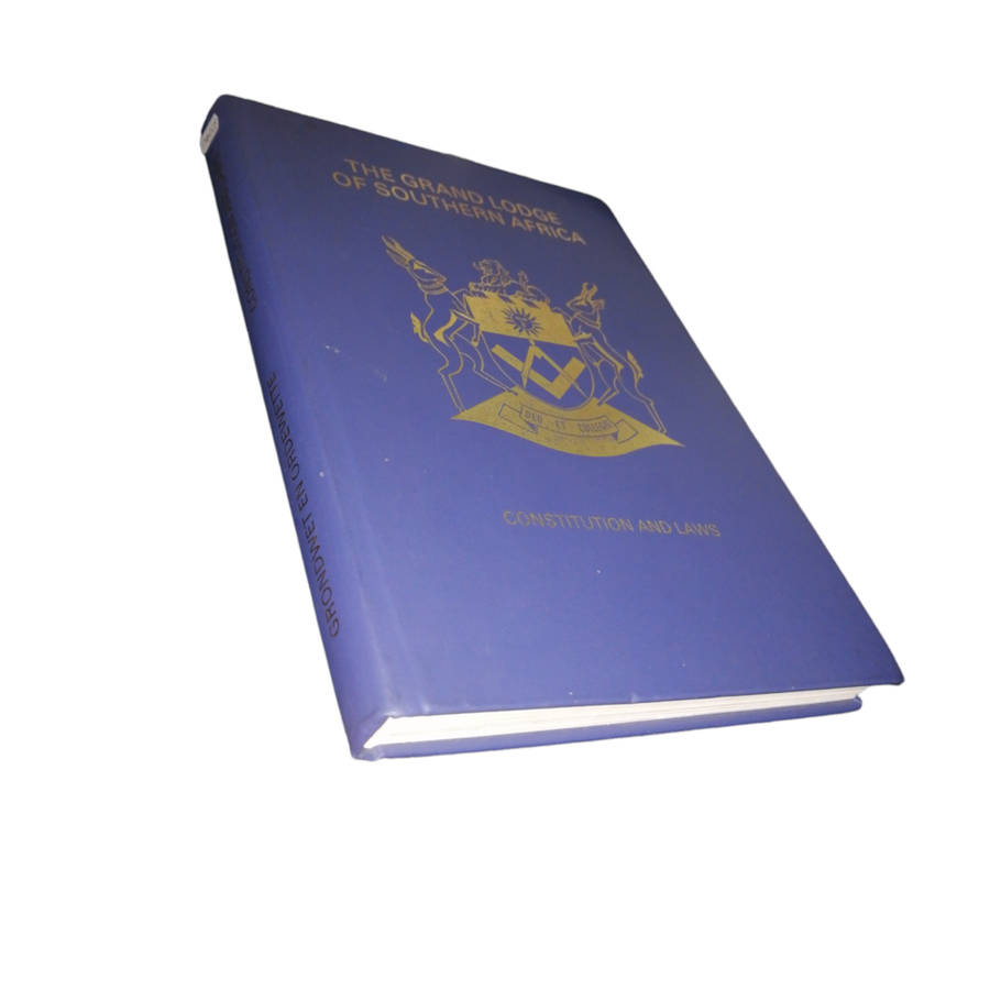 1978 The Grand Lodge Of Southern Africa- Consitution And Laws Hardcover w/o Dustjacket