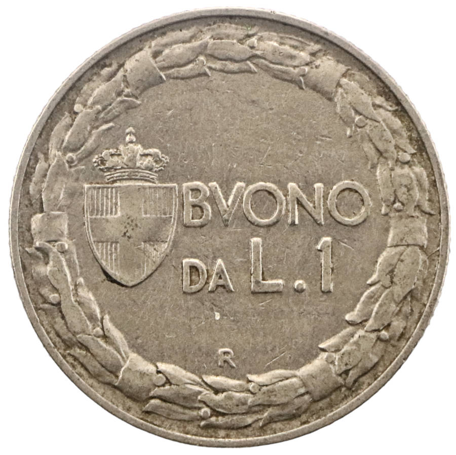1922 Italy 1 Lira KM#62