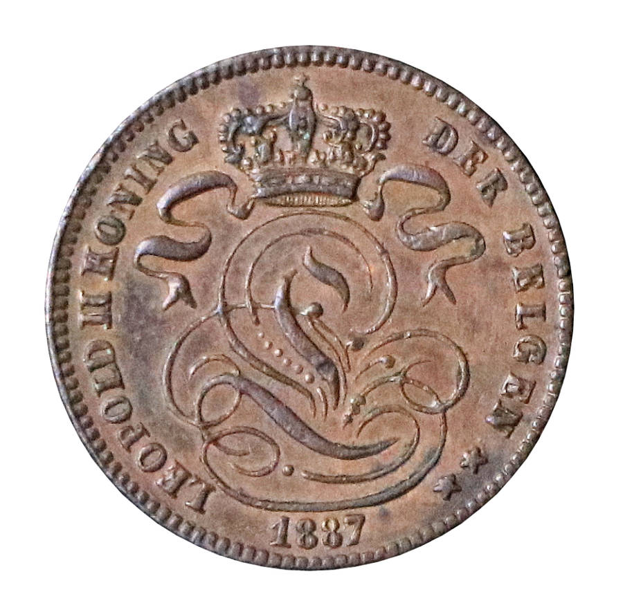 1887 Belgium 1 Centime