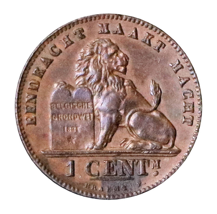 1887 Belgium 1 Centime