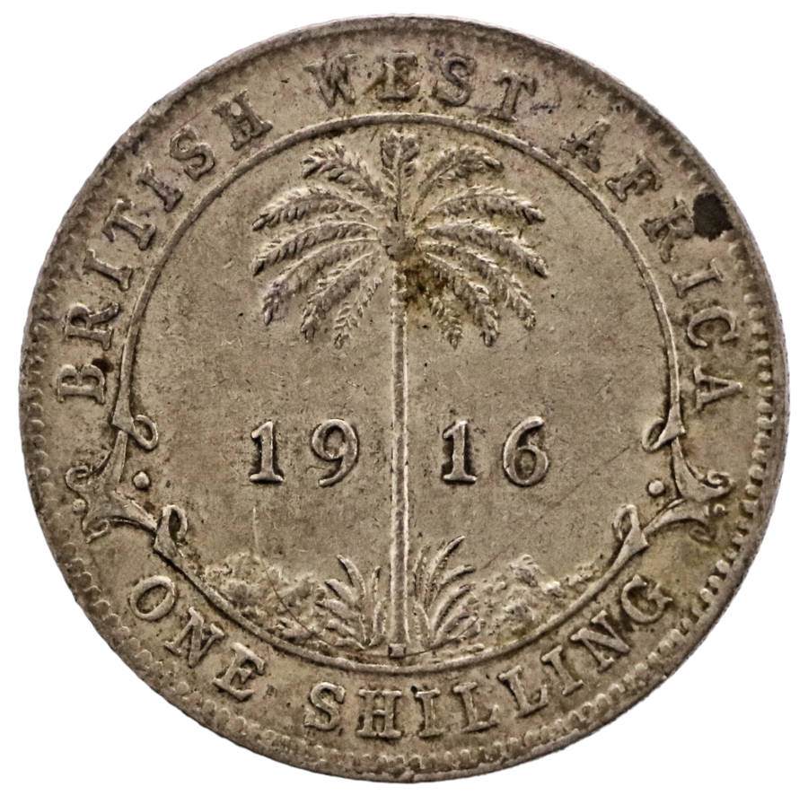 1916 British West Africa 1 Shilling