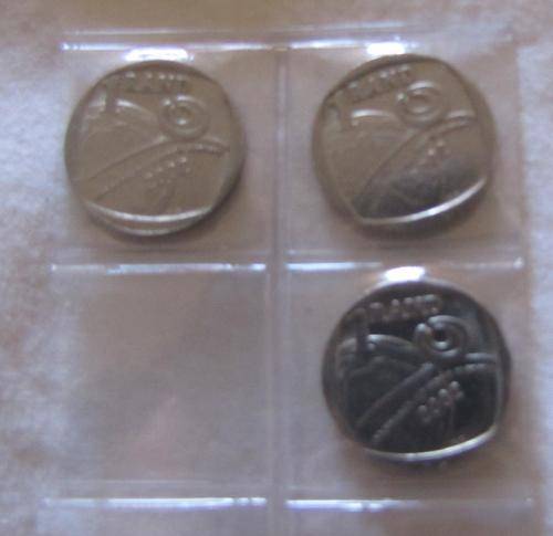 South Africa R1 Johannesburg Summit 2002 coins