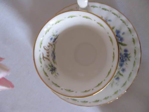 Royal Albert Flower of the Month July Coffee Duo