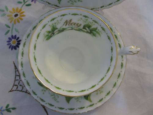 Royal Albert Flower of the Month May Tea trio