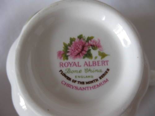 Royal Albert Flower of the month November Tea duo