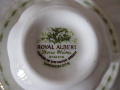 Royal Albert Flower of the Month January Coffee duo