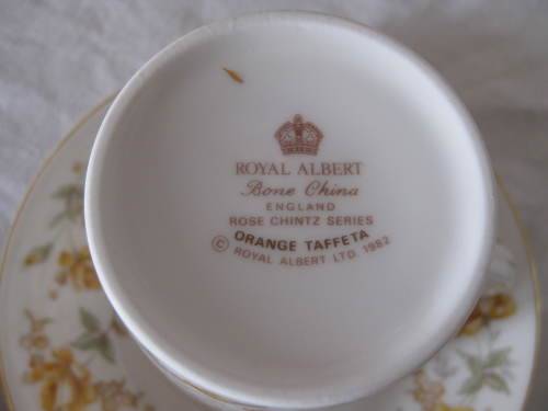 Royal Albert Orange Taffeta