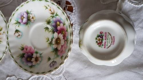 Royal Albert Flower of the month October Tea Trio
