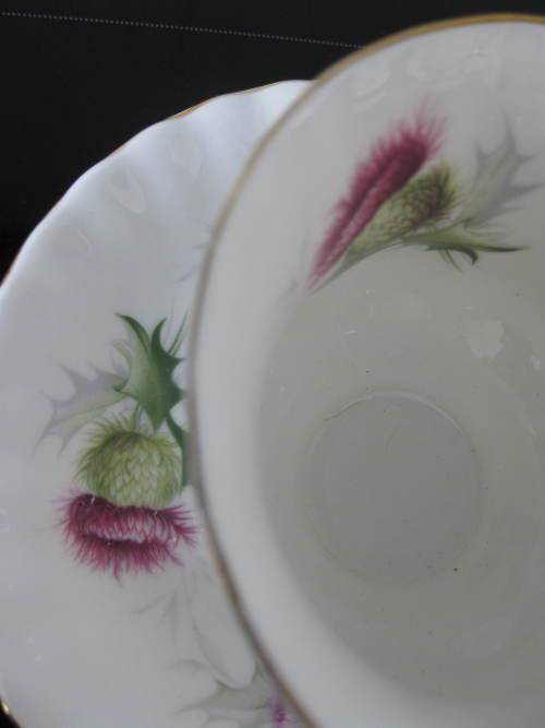 Royal Albert Highland ThistleTea Duo