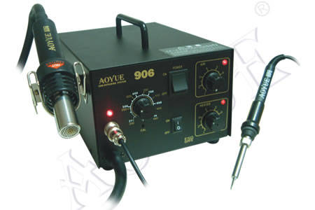 Aoyue 906 hot air rework soldering station! must see!