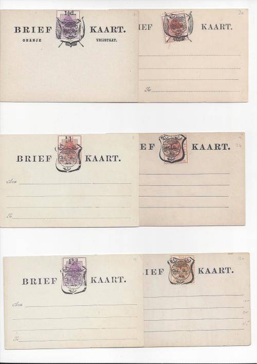 ORANGE FREE STATE POSTAL STATIONERY