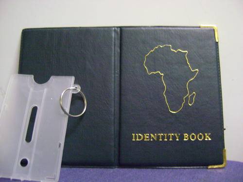 Identity book Cover and Plastic driver's licence holder GREEN